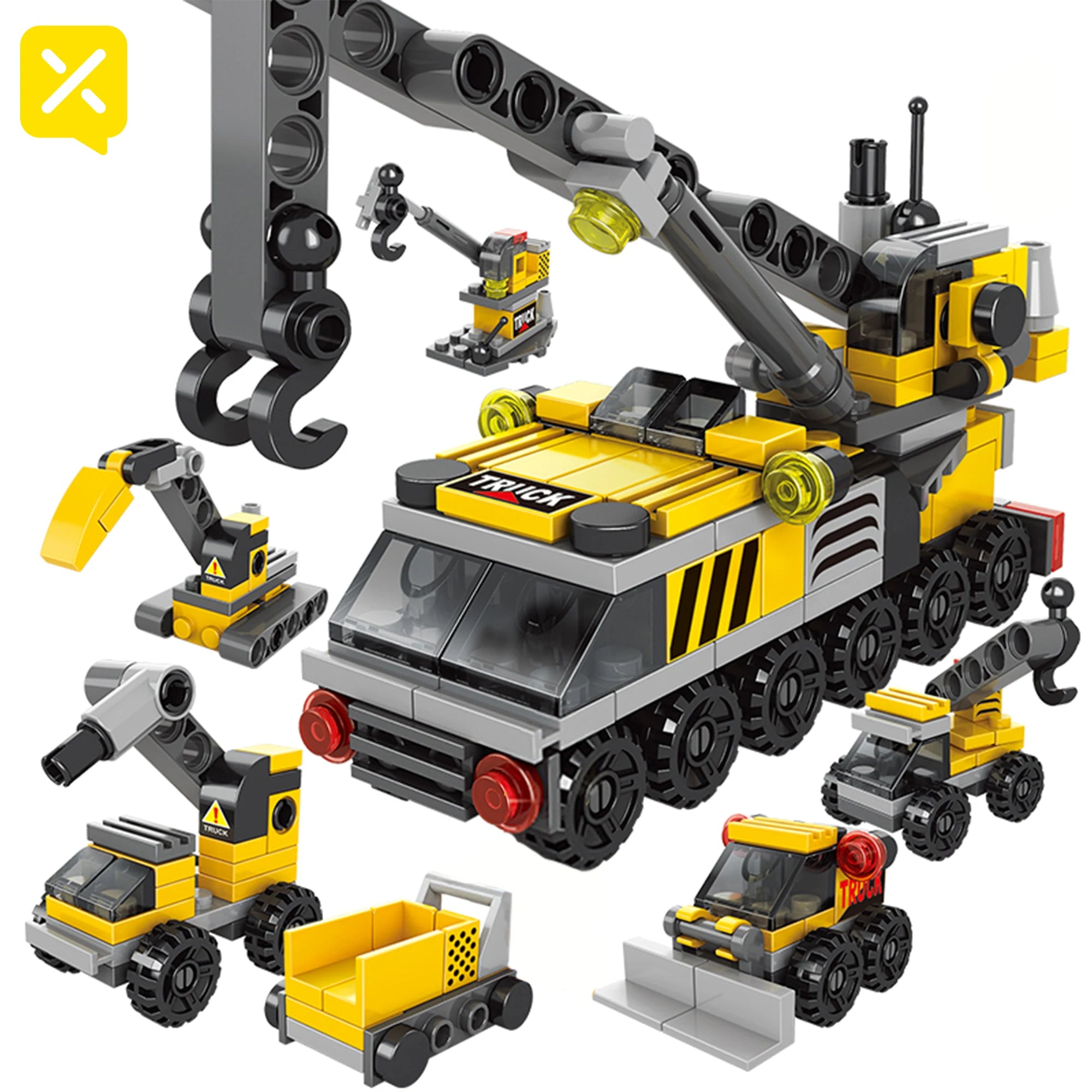150Pcs Engineering Cars Building Brick Sets, 3D Assembly Cars for Boys Car Building Blocks, Building Block Car Toys for Kids