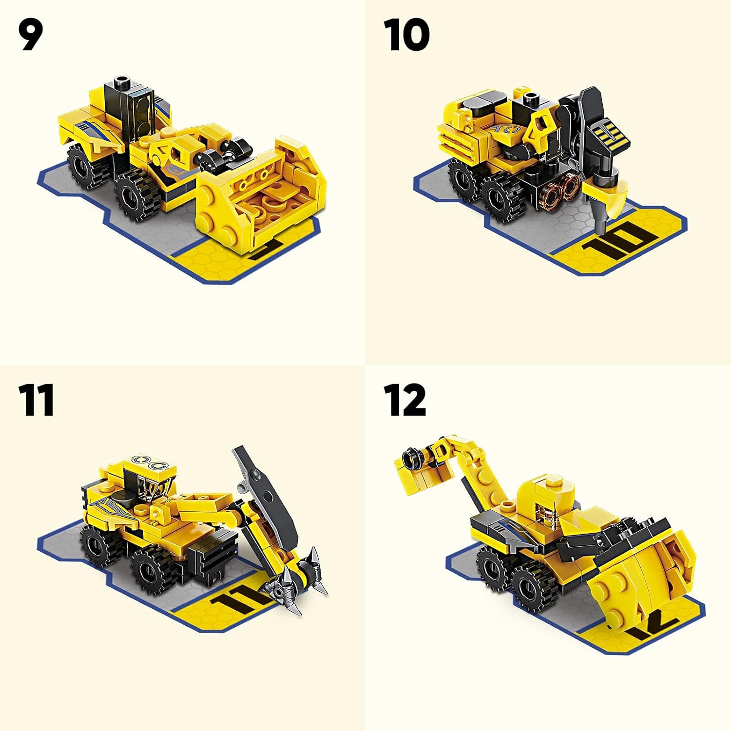 Building Blocks, Robot Building Toy Set 573Pcs STEM Construction Blocks 25 Playstyles Gift for Kids Boys & Girls Age 6 7 8 9 10 +