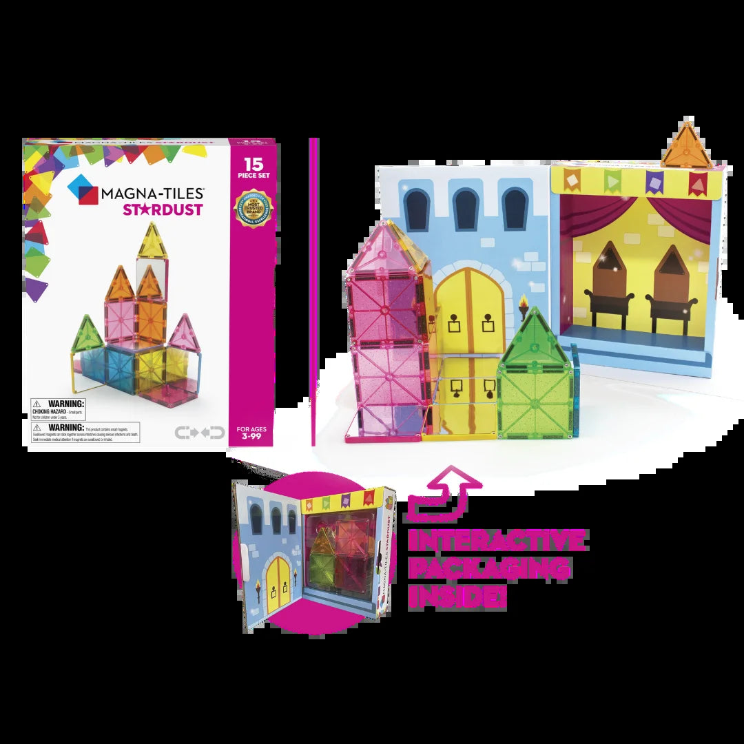 Stardust 15-Piece Magnetic Construction Set – the ORIGINAL Magnetic Building Brand