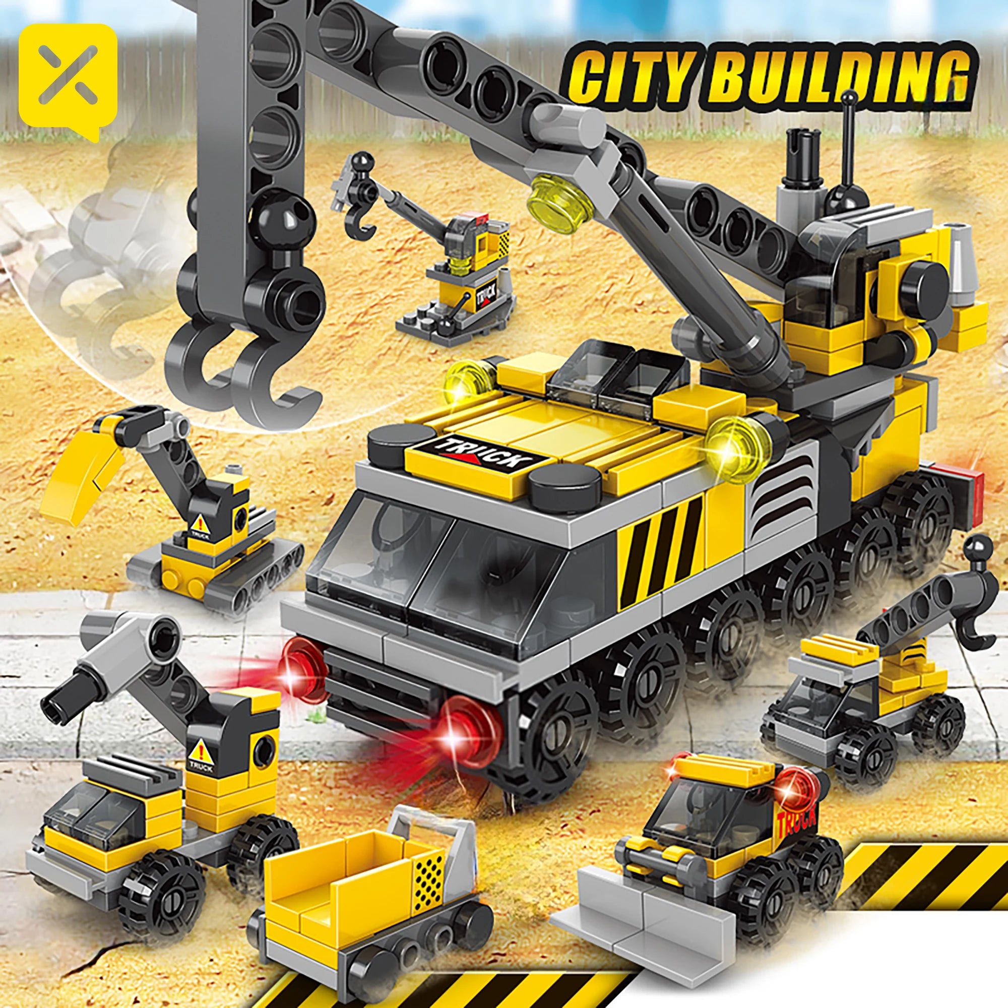 150Pcs Engineering Cars Building Brick Sets, 3D Assembly Cars for Boys Car Building Blocks, Building Block Car Toys for Kids