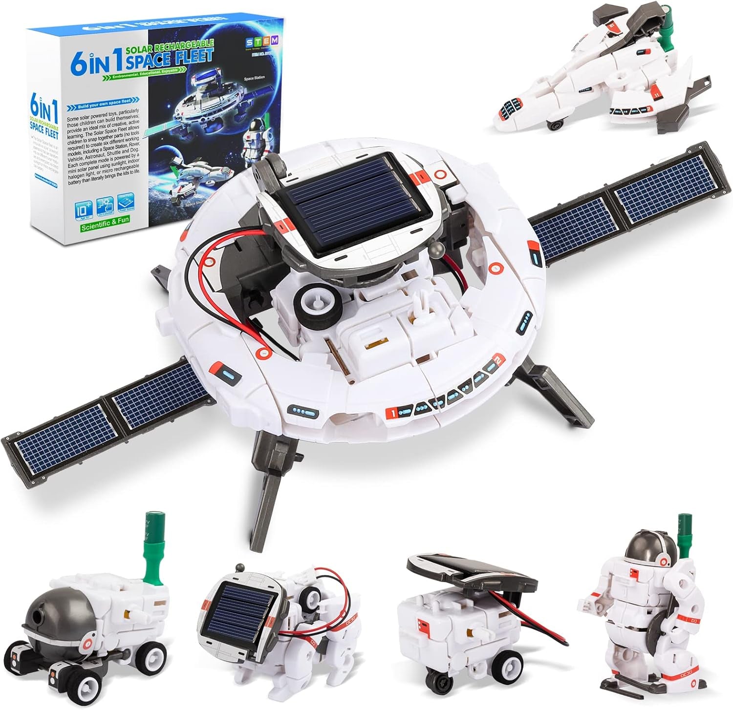 12-In-1 STEM Solar Robot Kit - STEM Projects for Kids Ages 8-12, Learning Educational Science Kits, DIY Building Toys, Birthday for 8 9 10 11 12 13 Year Old Boys Girls