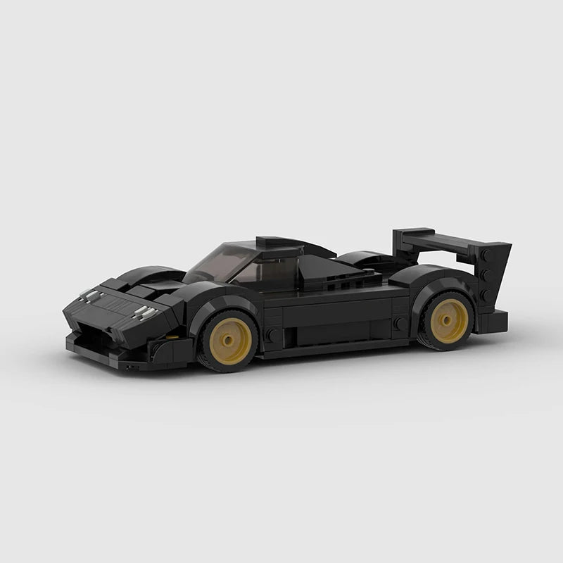 214 Pcs Zonda R Moc Speed Racer Cars Champions City Sports Vehicle Building Blocks Classic Creative Garage Toys for Boys