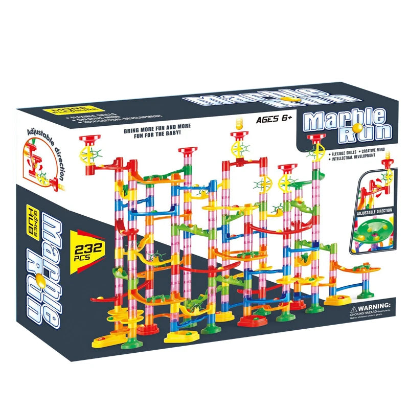 29-142PCS Marble Run Building Blocks Marbles Slide Toys for Children DIY Creativity Constructor Educational Toys Children Gift
