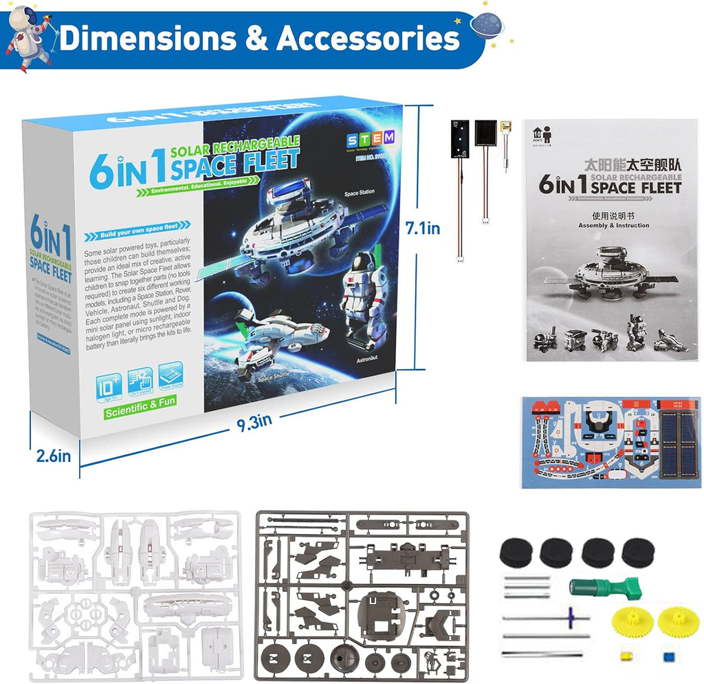 12-In-1 STEM Solar Robot Kit - STEM Projects for Kids Ages 8-12, Learning Educational Science Kits, DIY Building Toys, Birthday for 8 9 10 11 12 13 Year Old Boys Girls