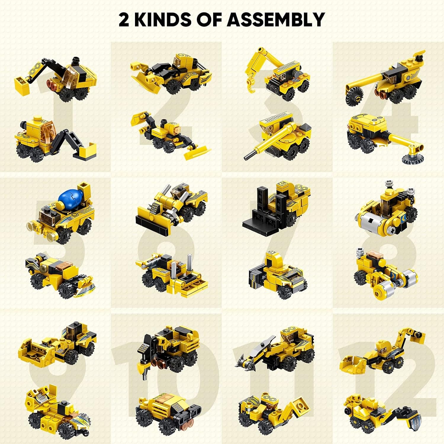Building Blocks, Robot Building Toy Set 573Pcs STEM Construction Blocks 25 Playstyles Gift for Kids Boys & Girls Age 6 7 8 9 10 +