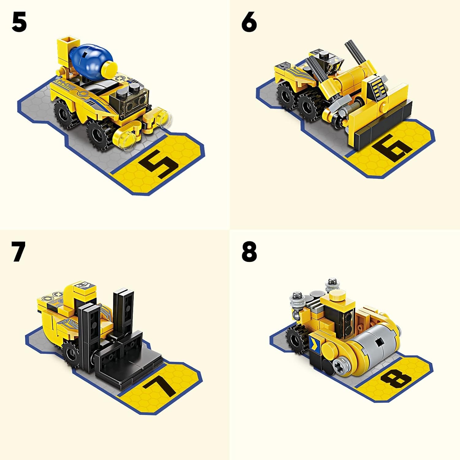 Building Blocks, Robot Building Toy Set 573Pcs STEM Construction Blocks 25 Playstyles Gift for Kids Boys & Girls Age 6 7 8 9 10 +