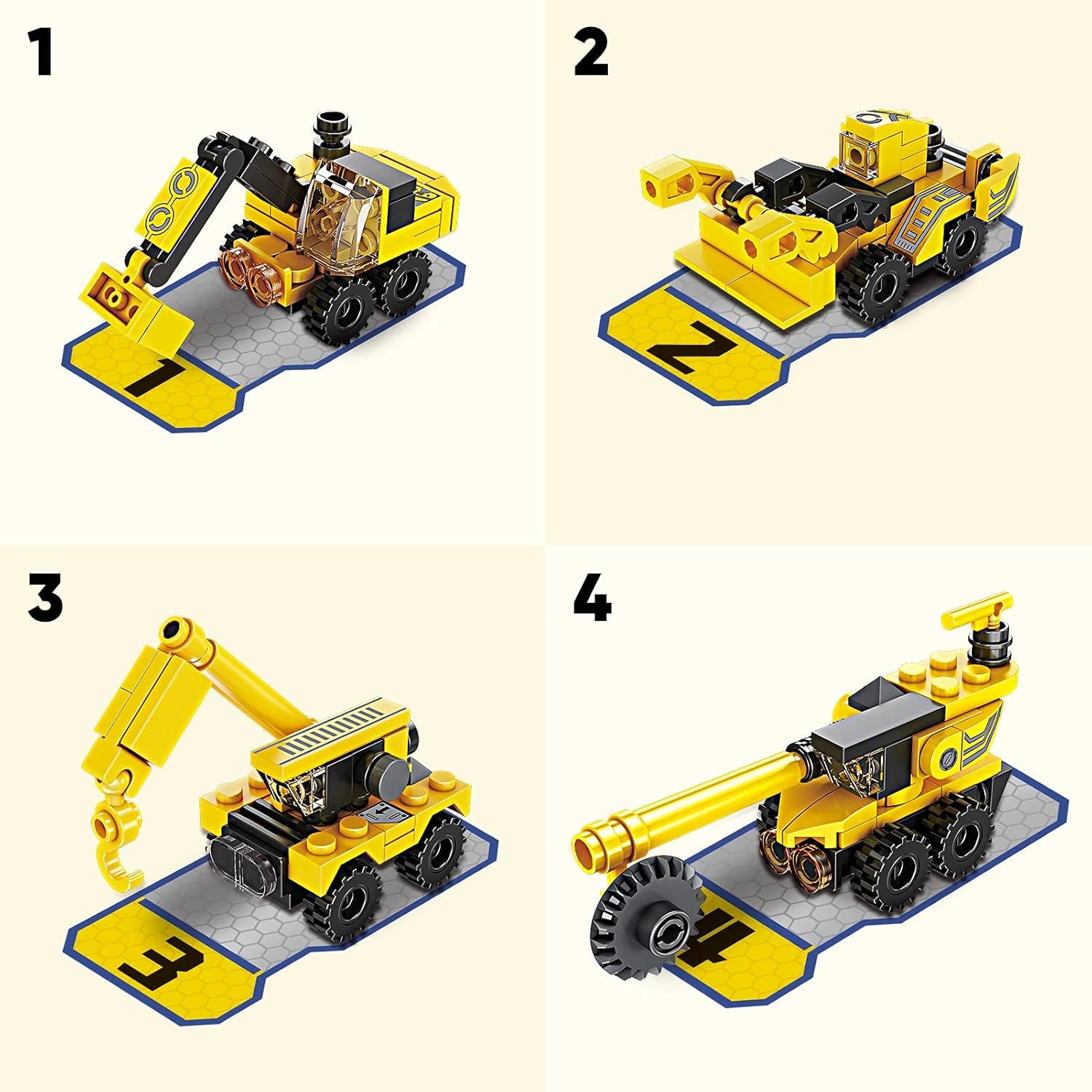 Building Blocks, Robot Building Toy Set 573Pcs STEM Construction Blocks 25 Playstyles Gift for Kids Boys & Girls Age 6 7 8 9 10 +
